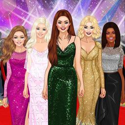 Red Carpet Dress Up Girls Game - girls